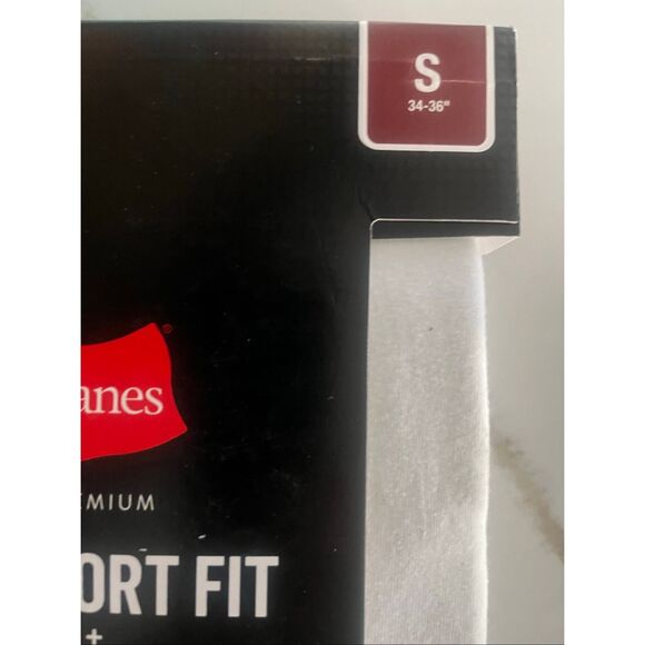Hanes Premium Comfort Fit Cotton Stretch Crew T-Shirts 3 Pack, NEW - Picture 4 of 5